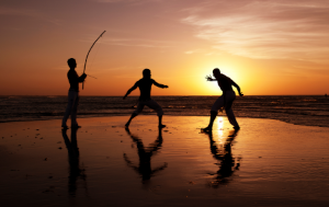 Capoeira-Training im ZiM Poing Historie